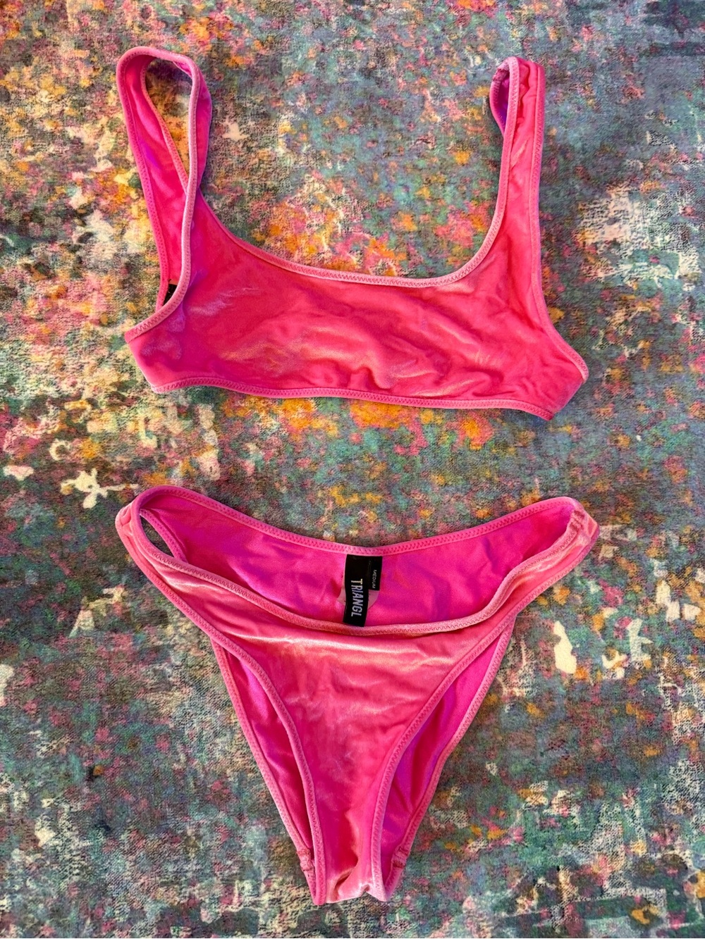 TNA Pink Velvet Two-Piece Bikini